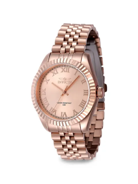 Invicta Specialty fluted-bezel 36mm watch
