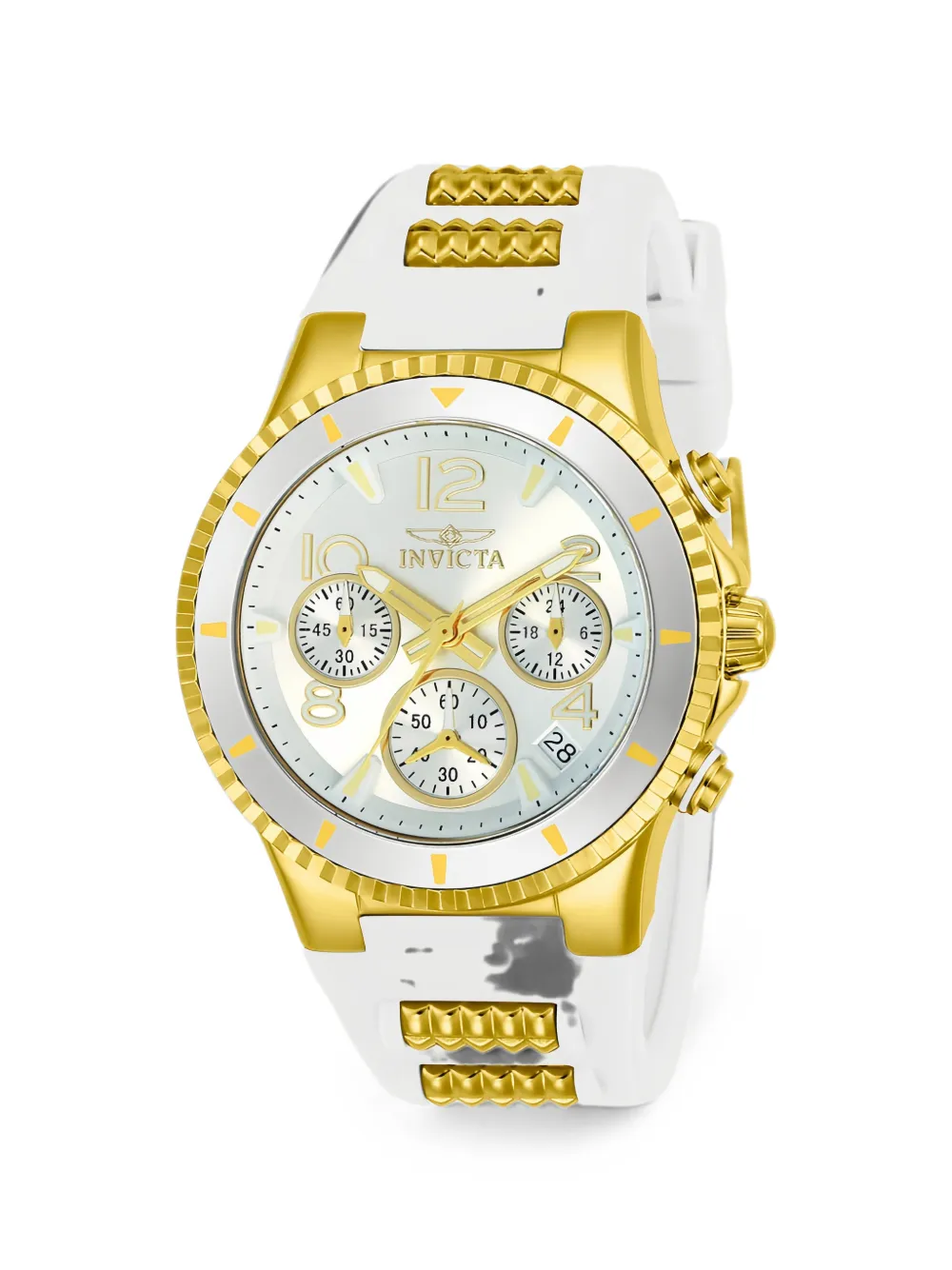 Invicta Blu 39mm Watch In Gold