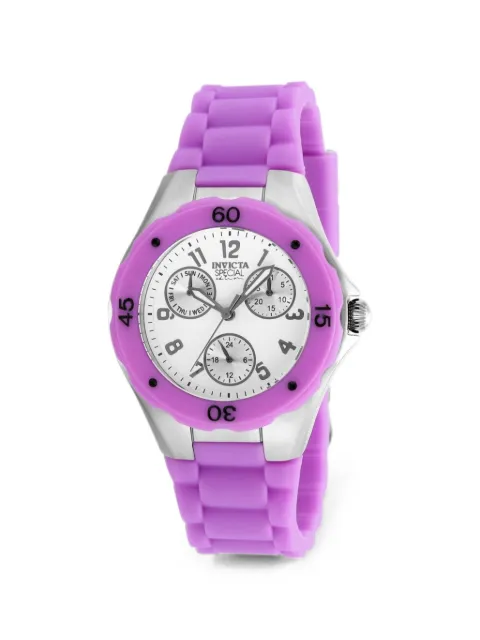 Invicta Angel silicone-strap 38mm watch