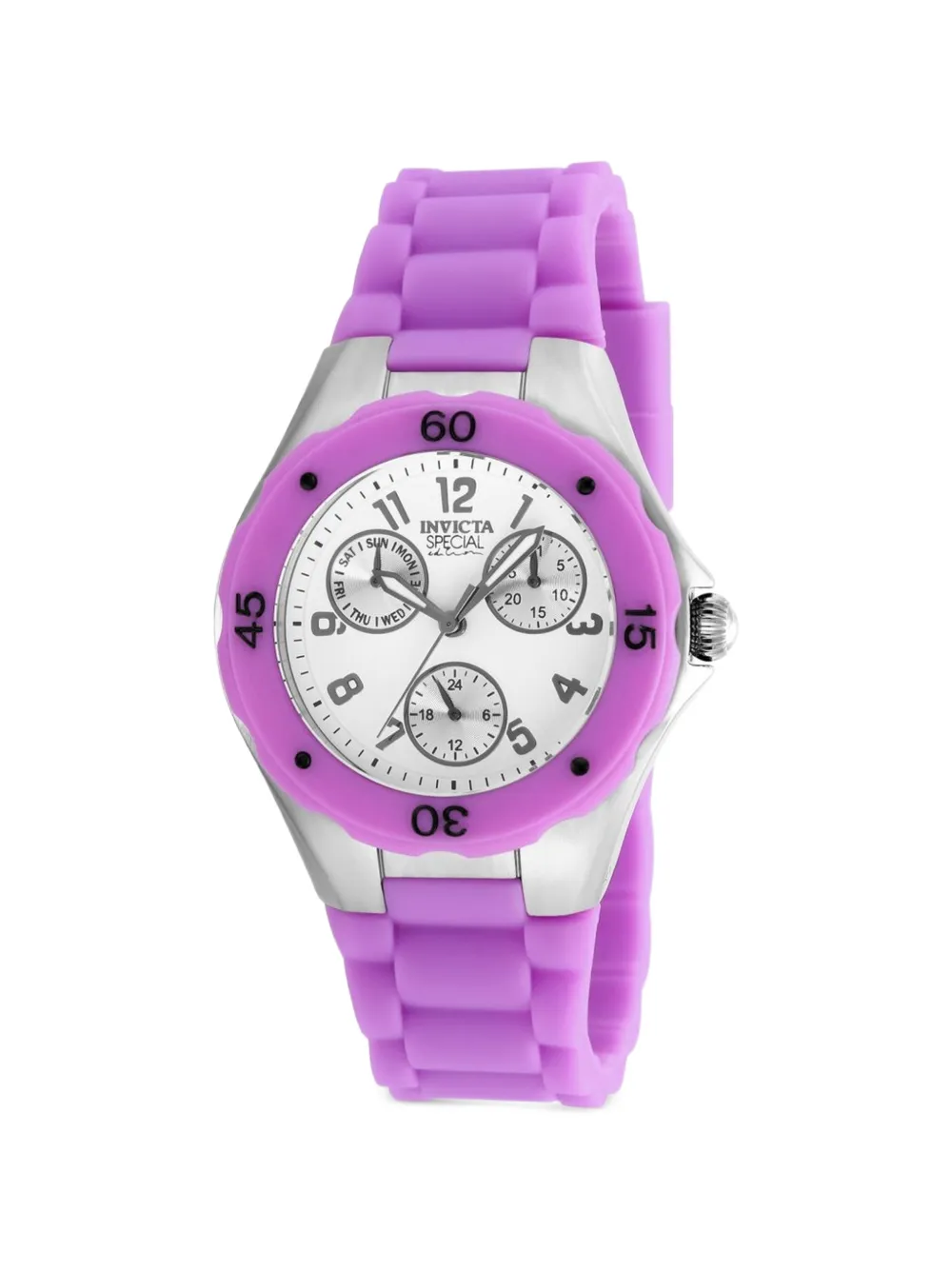 Invicta Angel silicone-strap 38mm watch - Bianco
