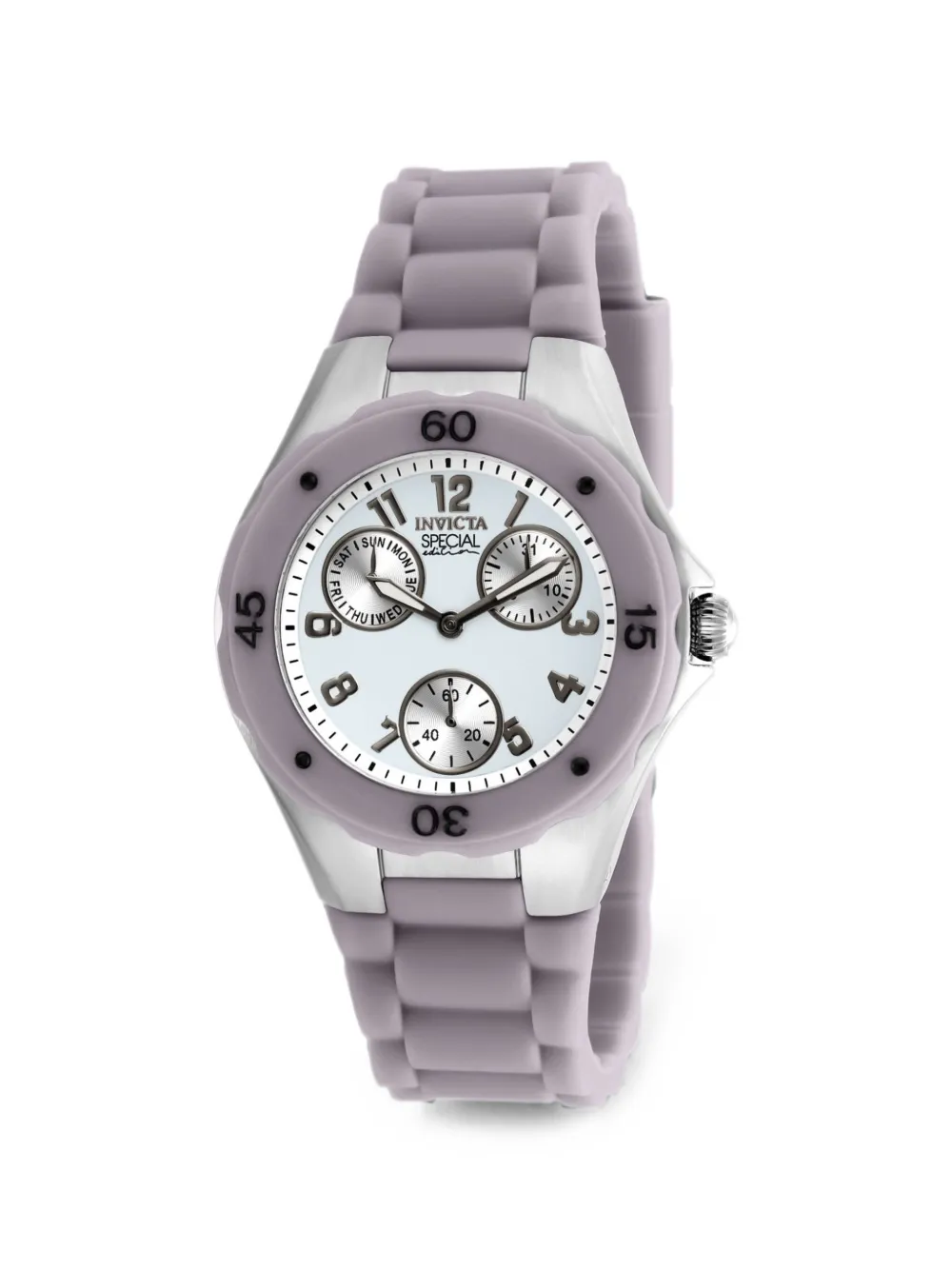 Invicta Angel 38mm silicone watch - Bianco