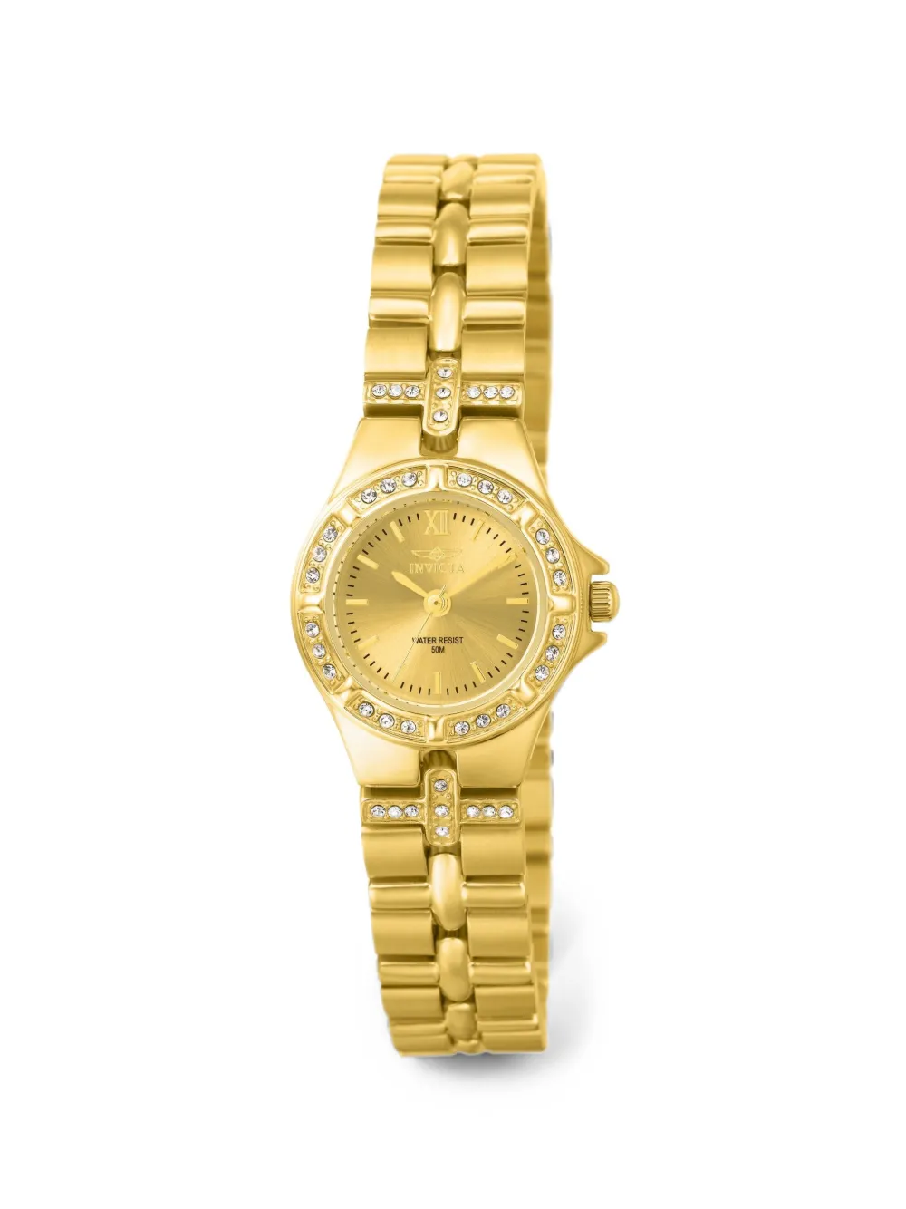 Invicta Wildflower 21.5mm crystal-embellished watch - Oro