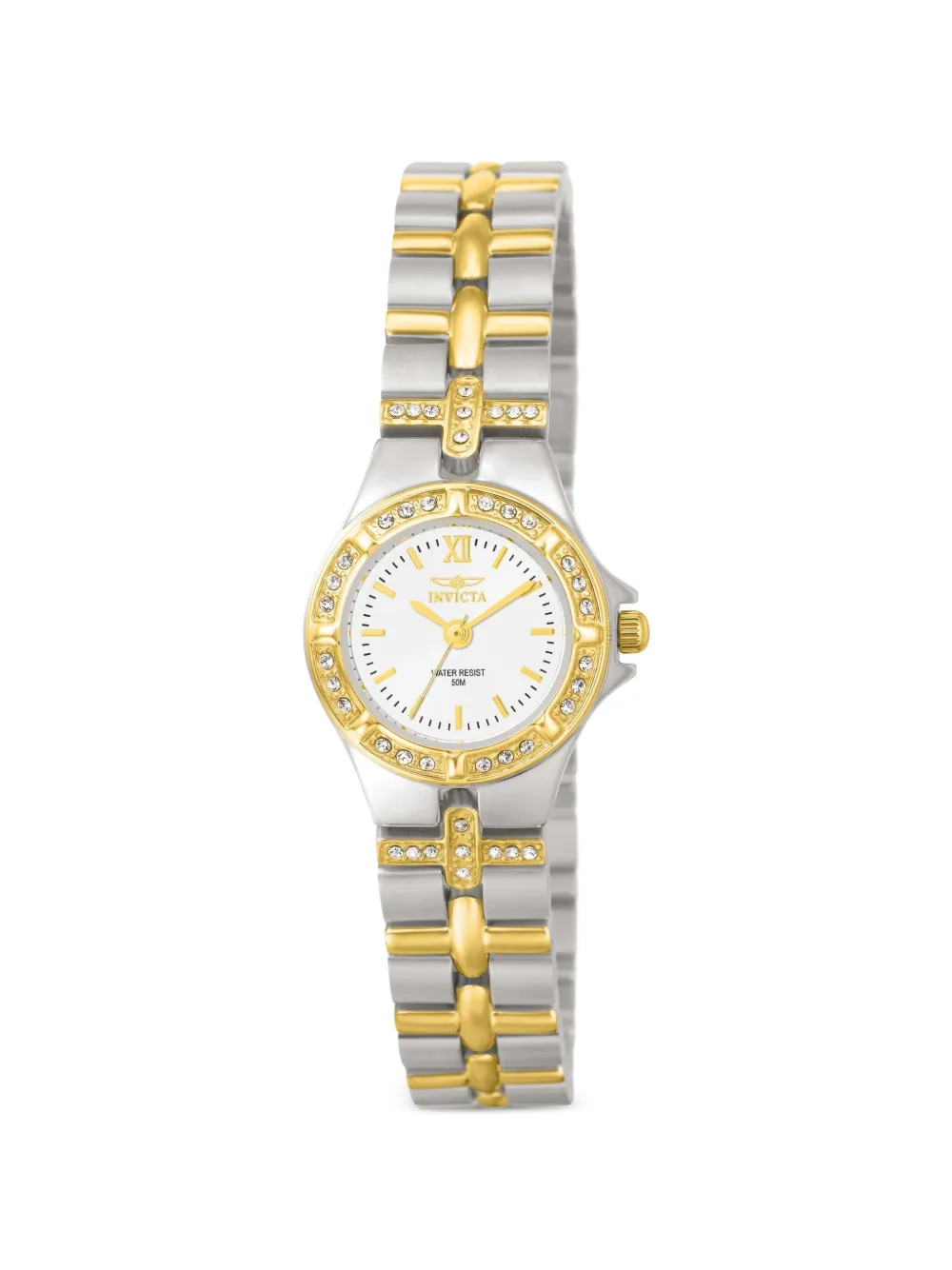 Invicta Wildflower crystal-embellished 21.5mm watch - Bianco