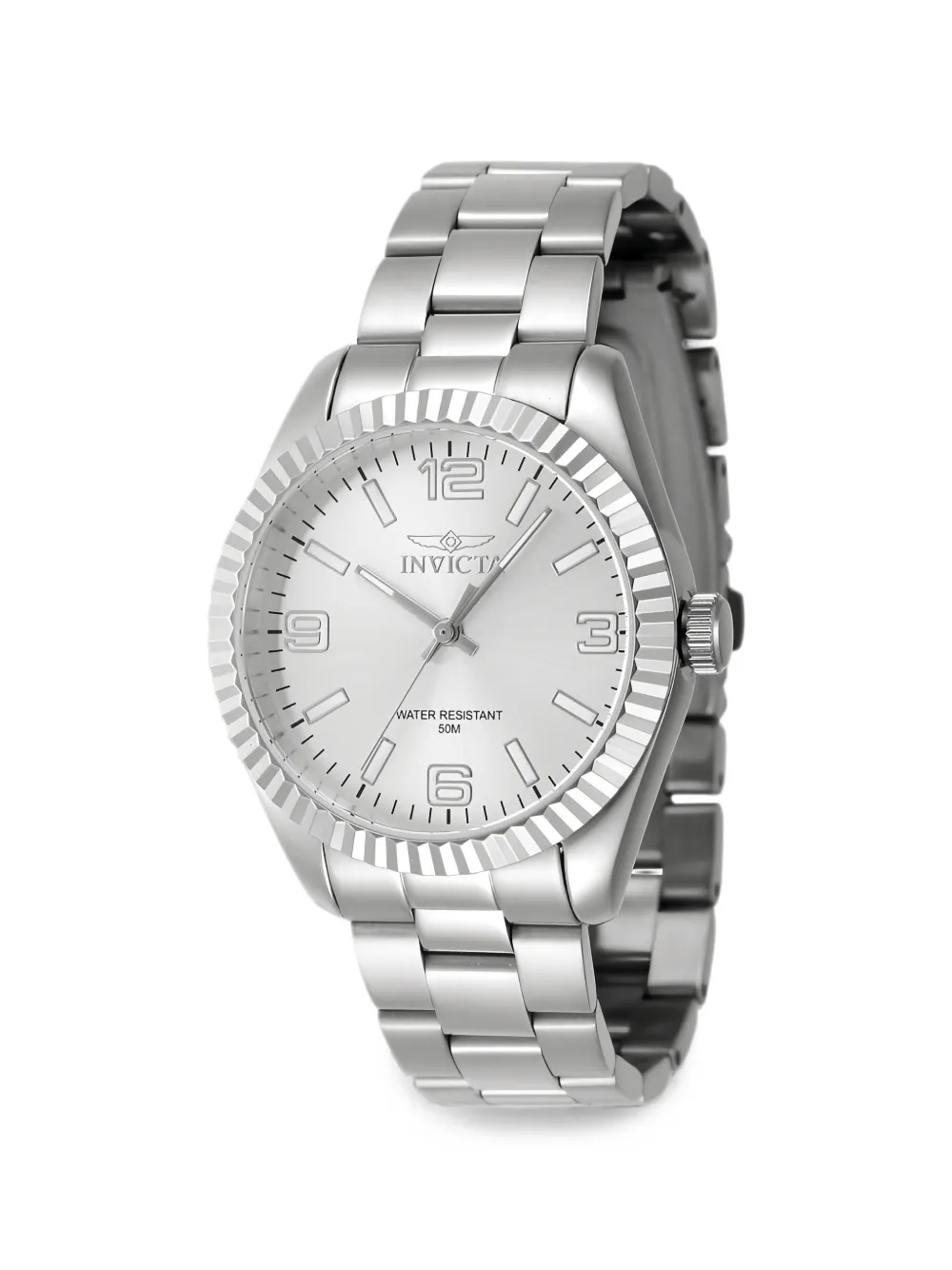 Invicta Specialty 36mm fluted bezel watch - Argento