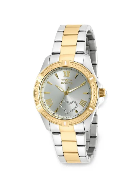 Invicta Angel heart-motif 34.5mm watch