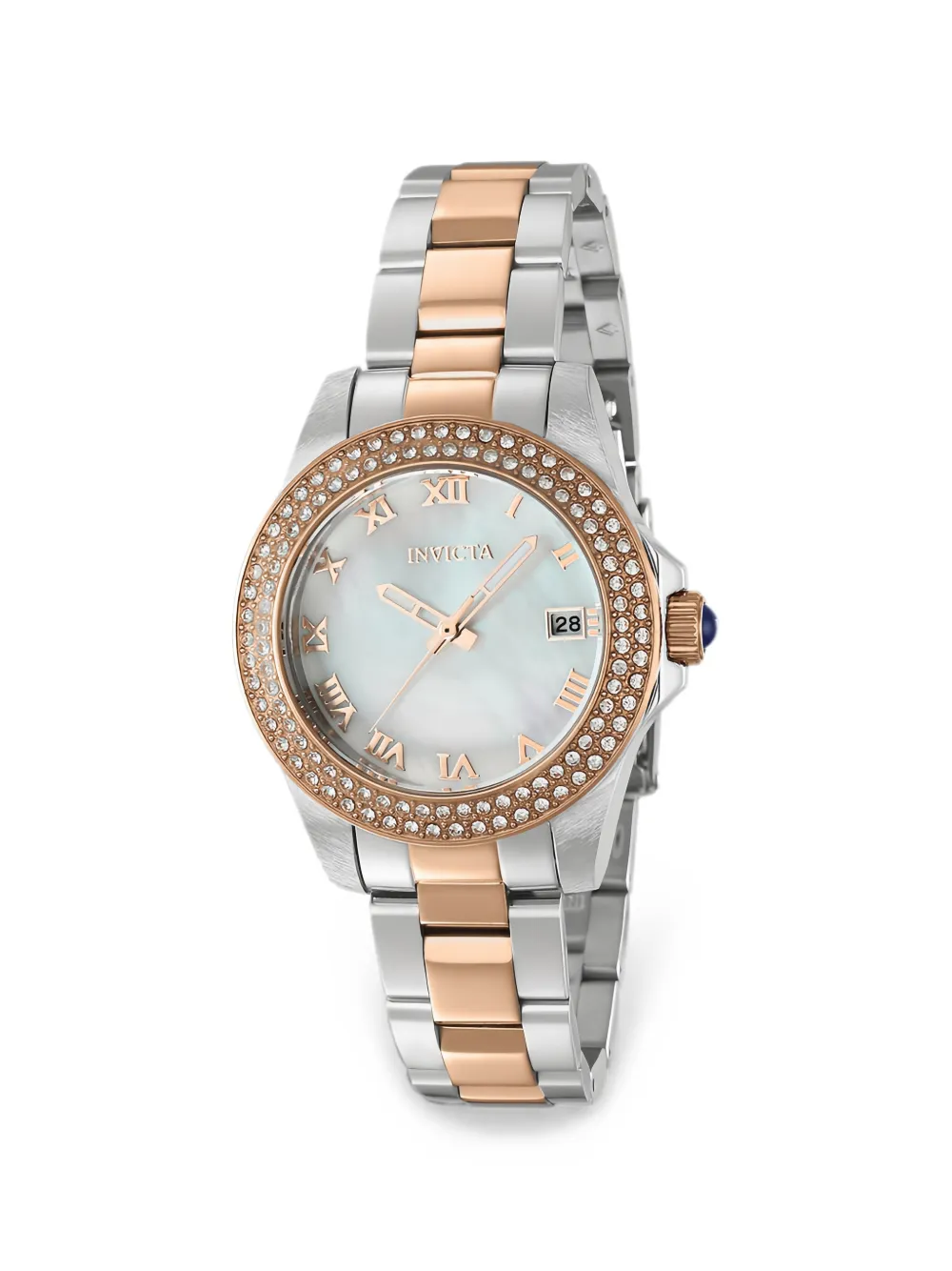 Invicta Angel crystal bezel 38mm watch - Bianco