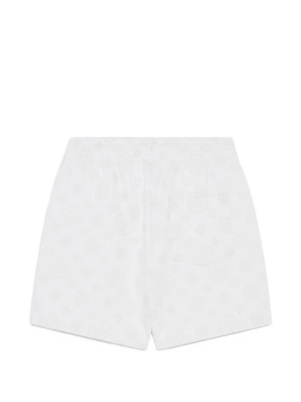 Casablanca Katoenen shorts met geborduurd monogram Wit