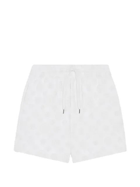 Casablanca monogram-embroidered cotton shorts