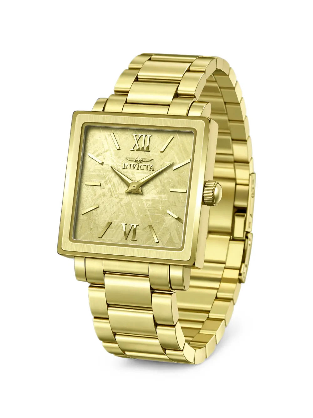Invicta Angel square face 23mm watch - Gold