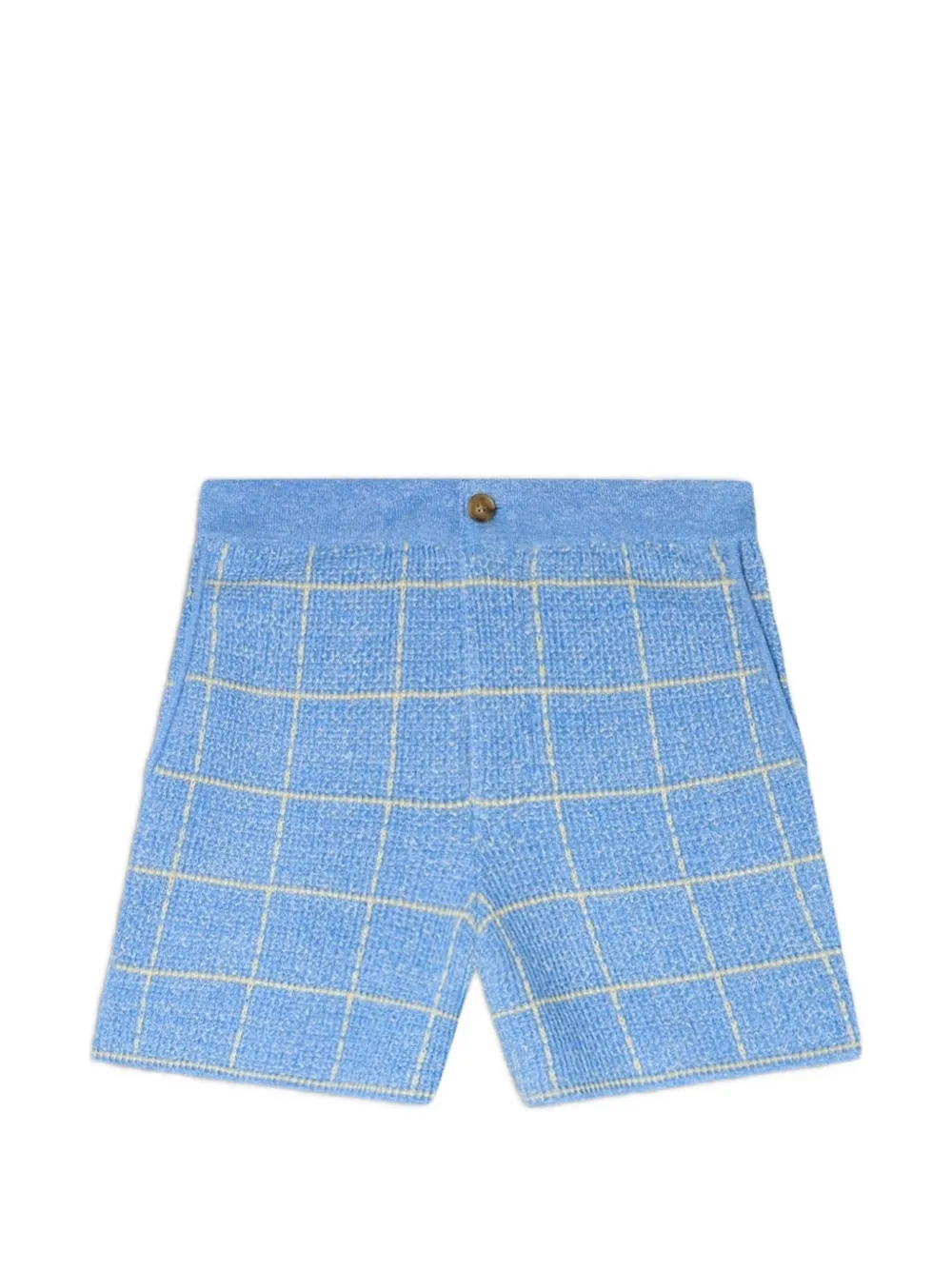 Guest In Residence plaid shorts - Blu