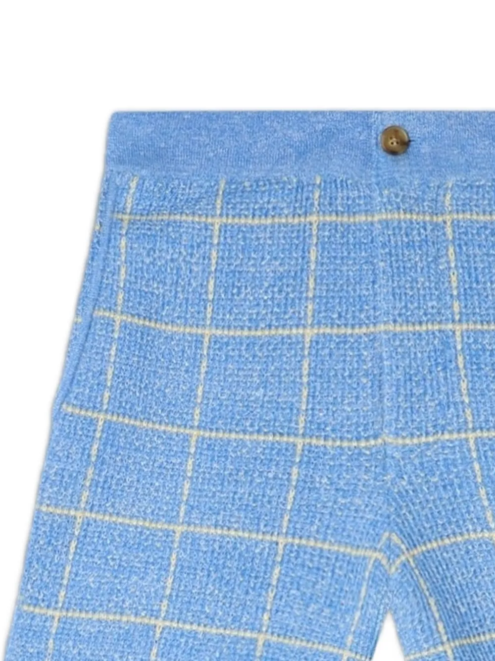 Guest In Residence Geruite shorts Blauw