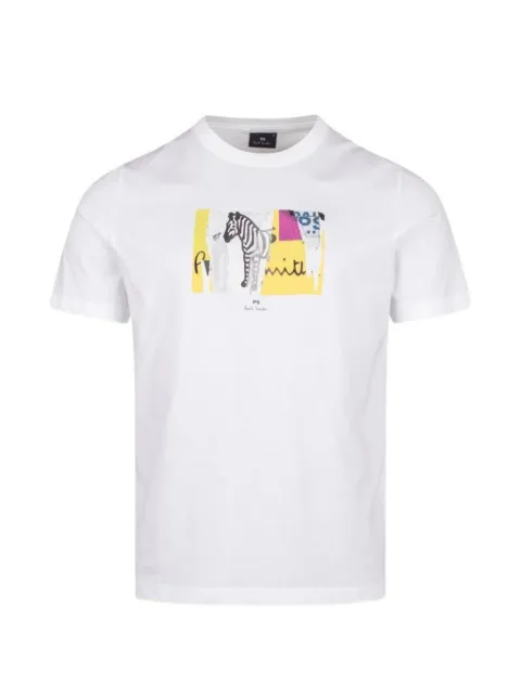 PS Paul Smith zebra-print short-sleeve T-shirt