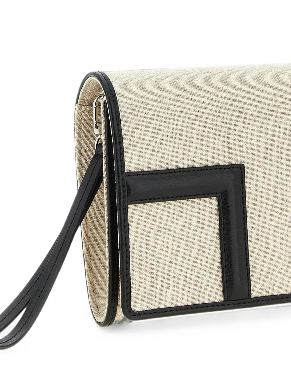 TOTEME T-Flap Envelope clutch Beige