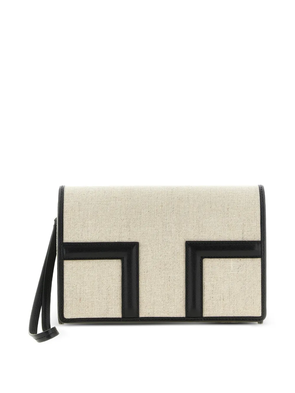 TOTEME T-Flap Envelope clutch Beige
