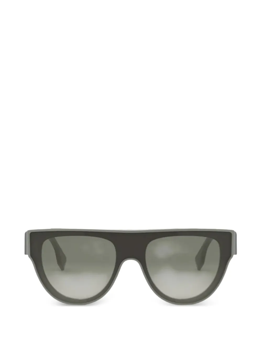 FENDI geometric-frame sunglasses - Verde