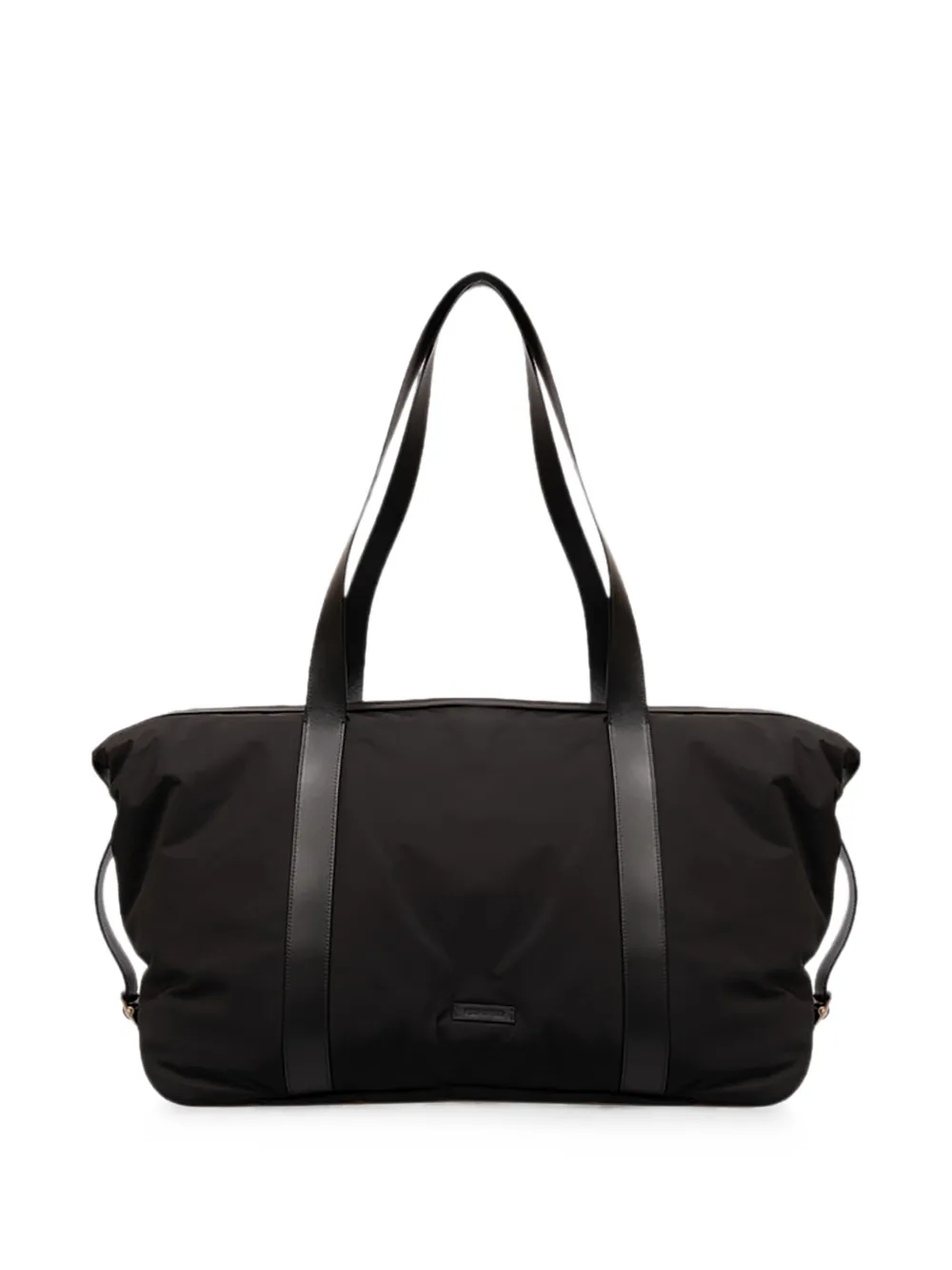 Fear Of God belted duffle leather strap bag - Nero