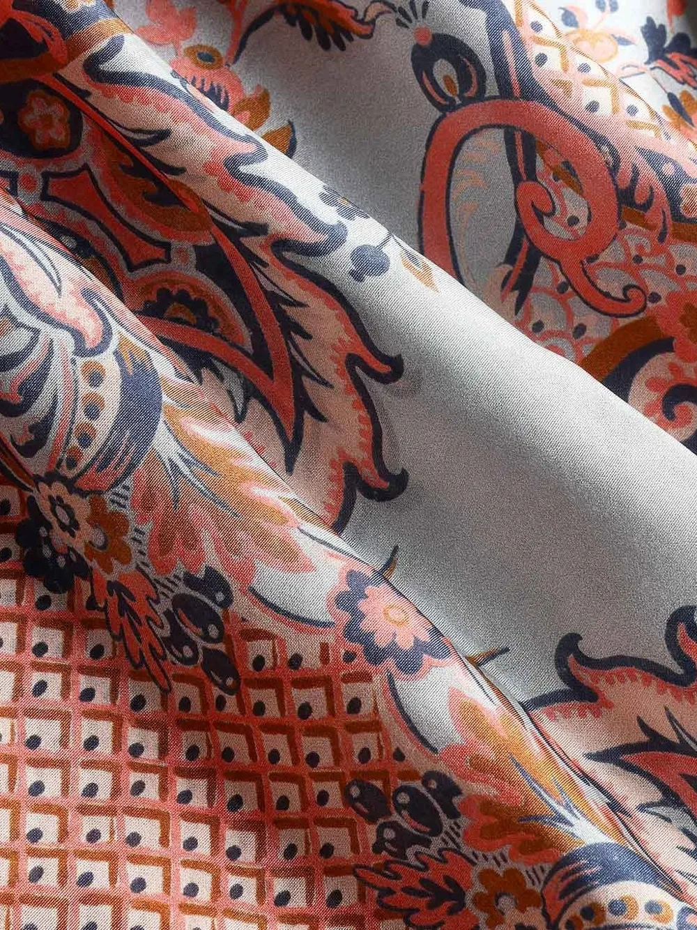 ZIMMERMANN Aster top met paisley-print Blauw