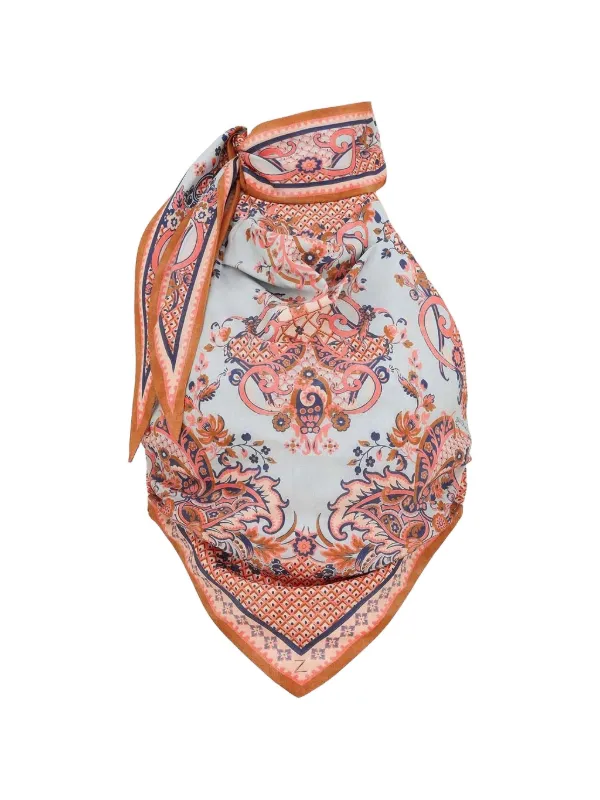 ZIMMERMANN — paisley-print silk top