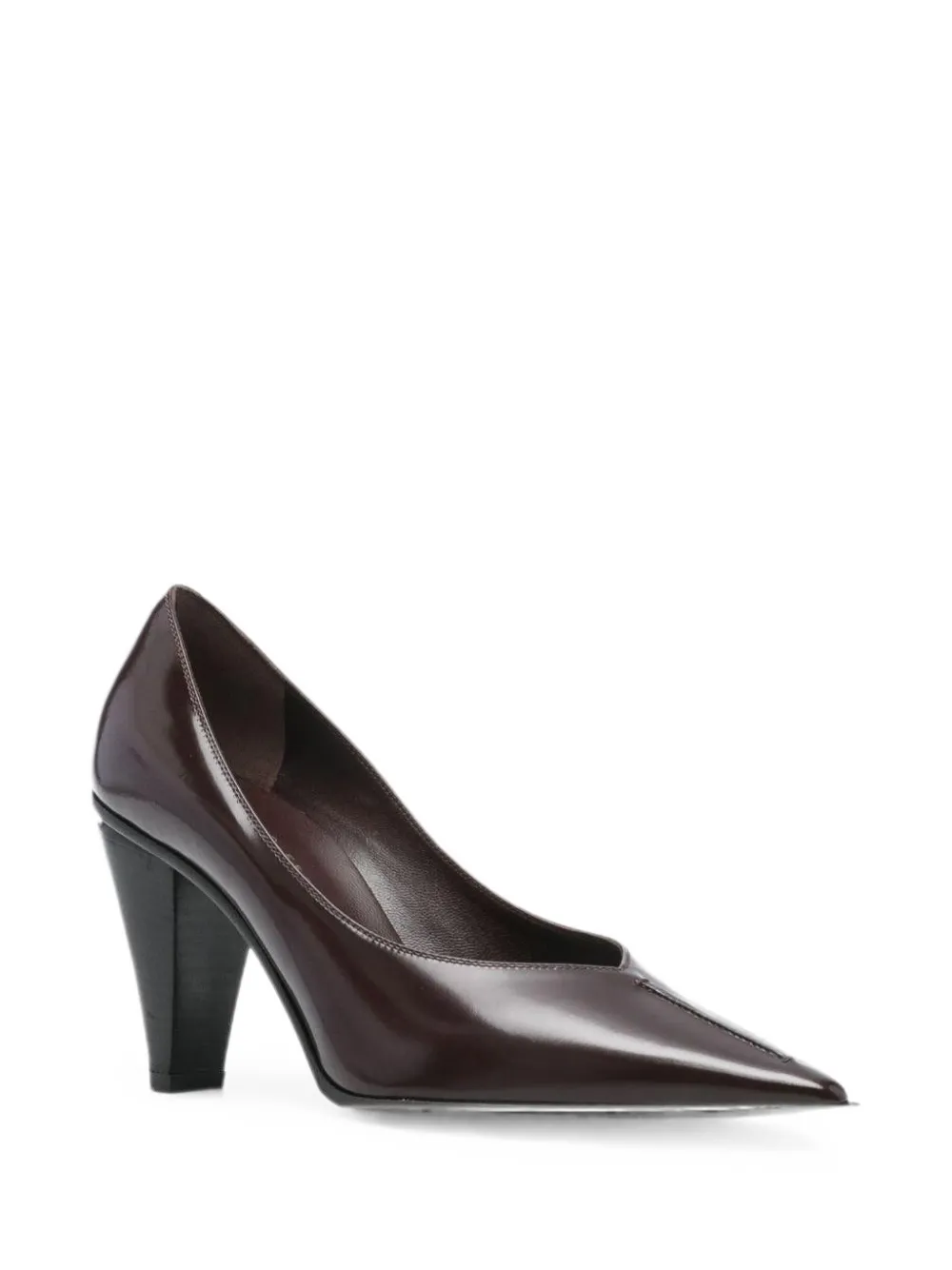 Roberto Festa pointed-toe leather pumps Rood