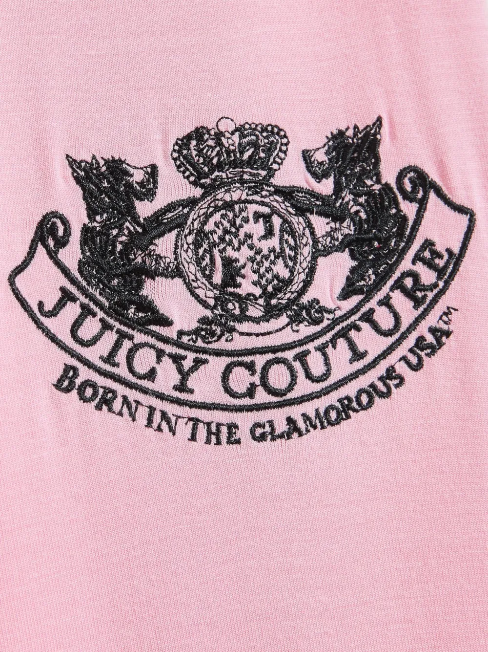 Juicy Couture Pyjama met wapenschild en logo Roze