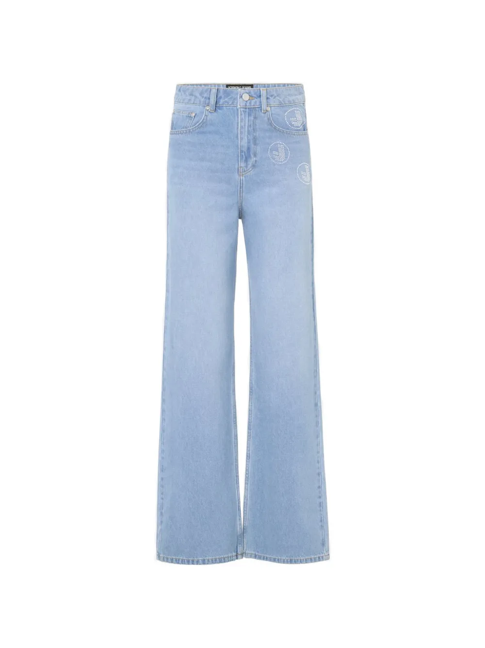 Iceberg cotton wide-leg jeans - Blu