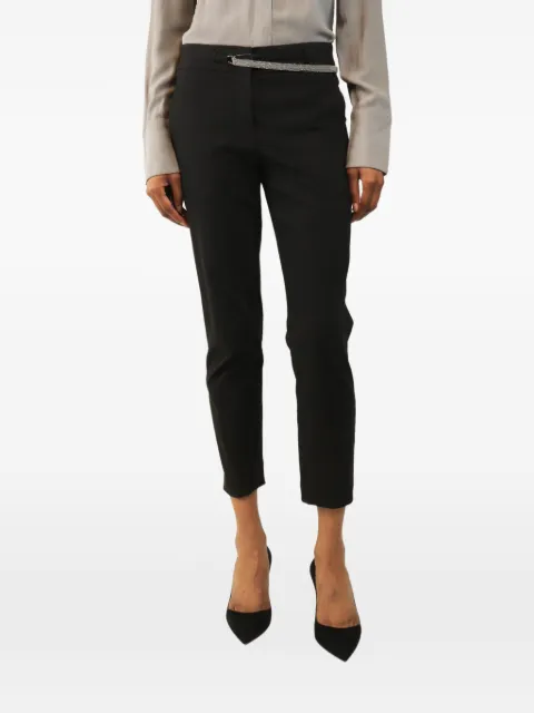 Brunello Cucinelli Vintage belted cropped trousers