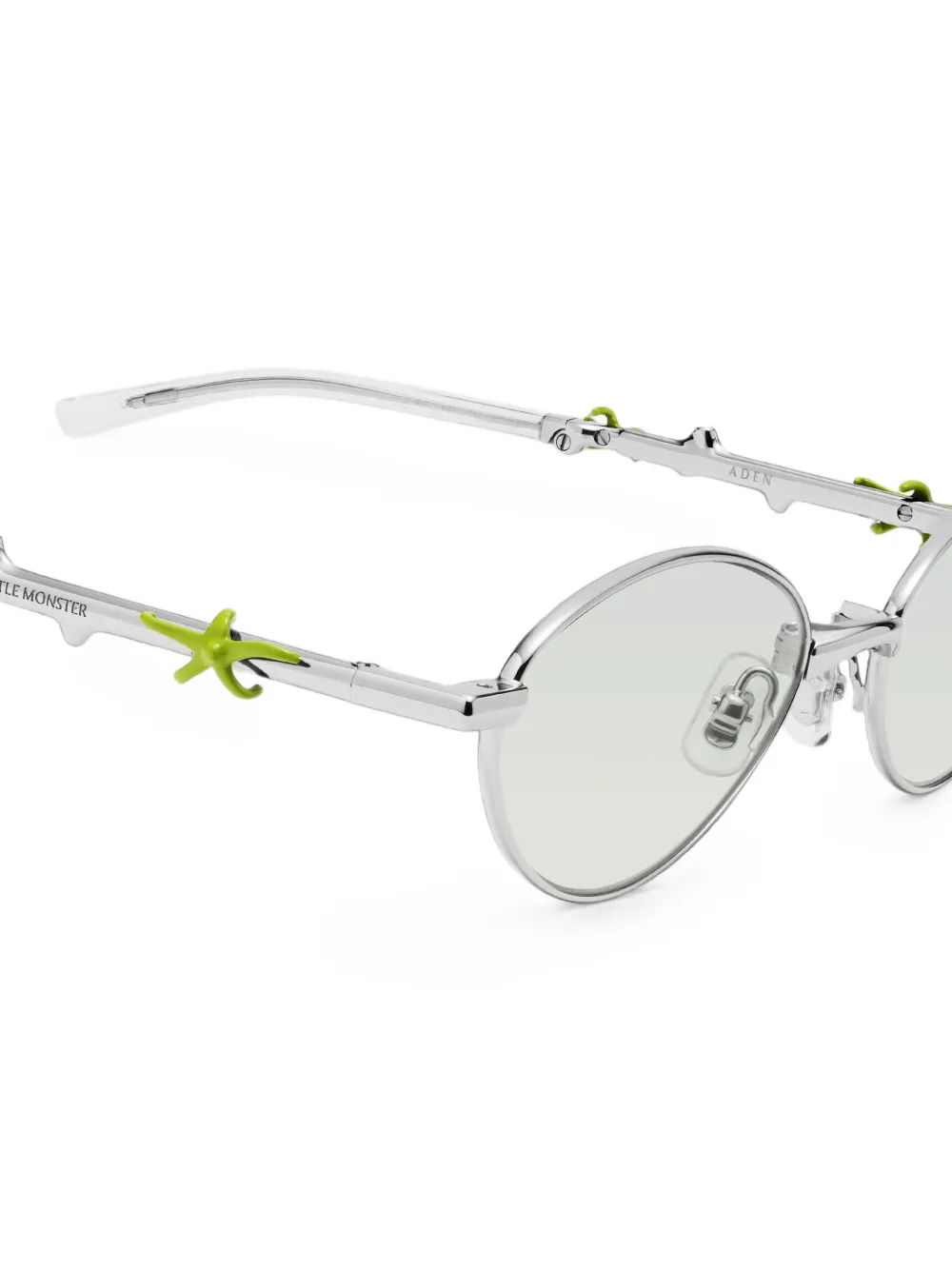 Gentle Monster Aden 02 oval-frame sunglasses Zilver