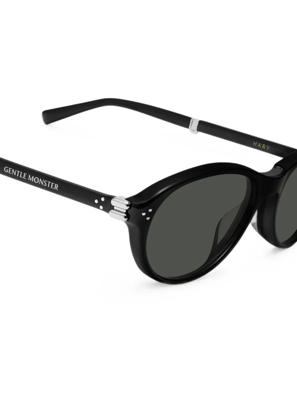Gentle Monster Harv oval-frame sunglasses Zwart