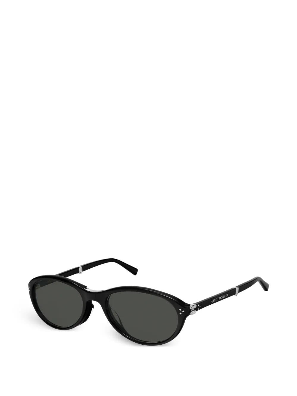 Gentle Monster Harv oval-frame sunglasses Zwart