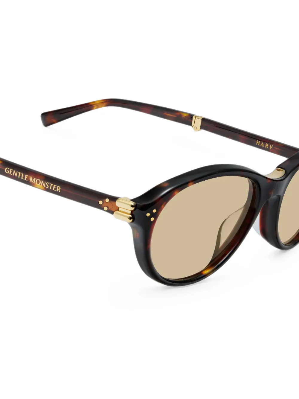 Gentle Monster Harv oval-frame sunglasses Bruin