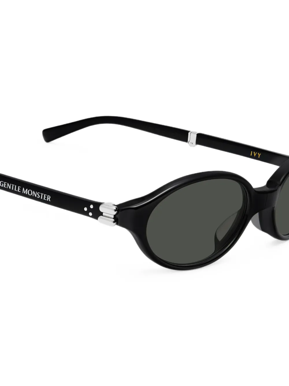 Gentle Monster Ivy oval-frame sunglasses Zwart
