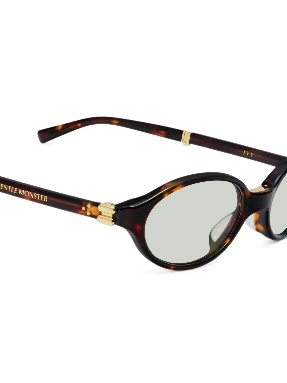 Gentle Monster Ivy oval-frame sunglasses Bruin