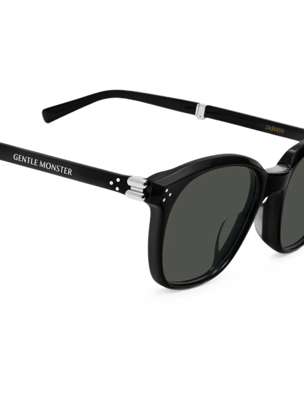 Gentle Monster Jasmin 01 square-frame sunglasses Zwart