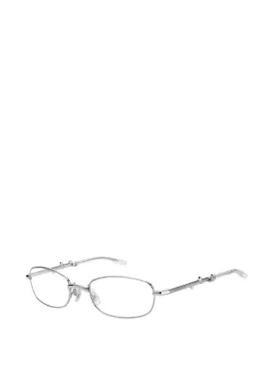 Gentle Monster Origami 02 Glasses | Silver | FARFETCH