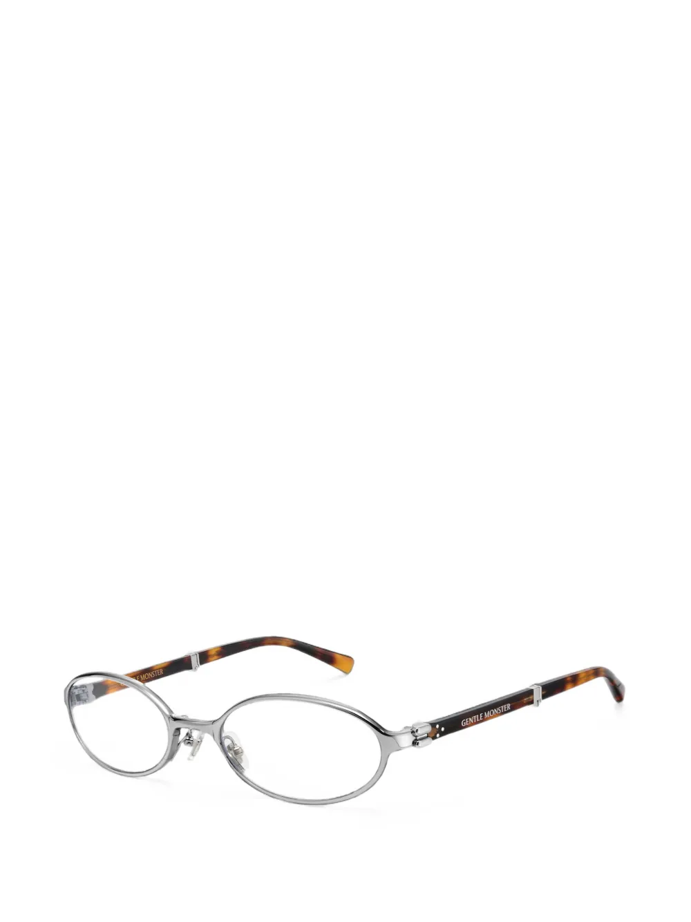 Gentle Monster Oatt 02 oval-frame glasses Zilver