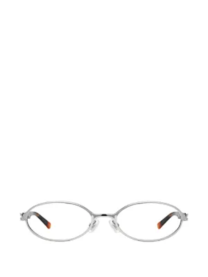 Gentle Monster Origami 02 Glasses | Silver | FARFETCH