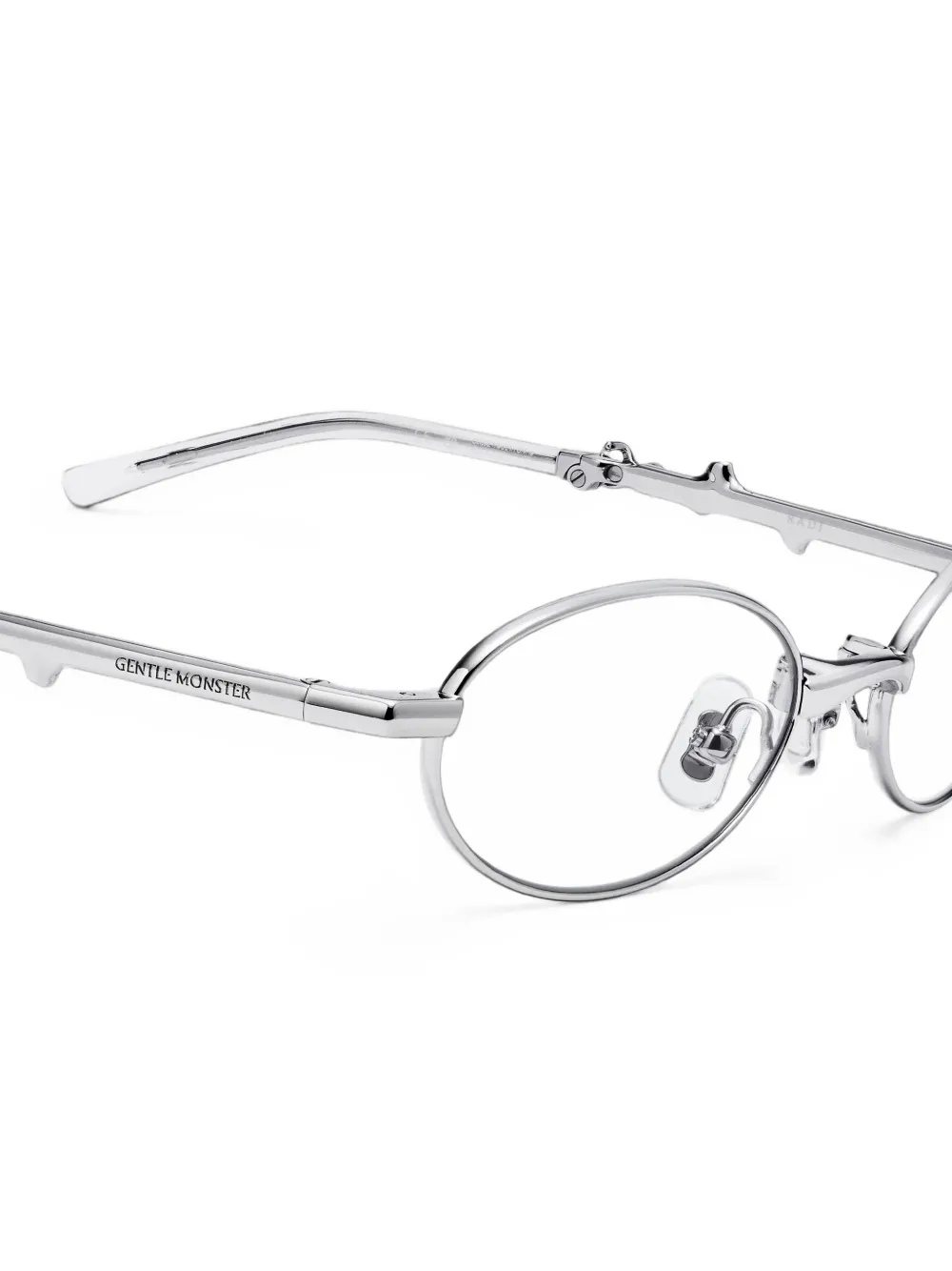 Gentle Monster Radi oval-frame glasses Zilver