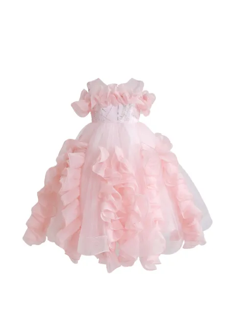 Tulleen vestido Avalora bordado con lentejuelas