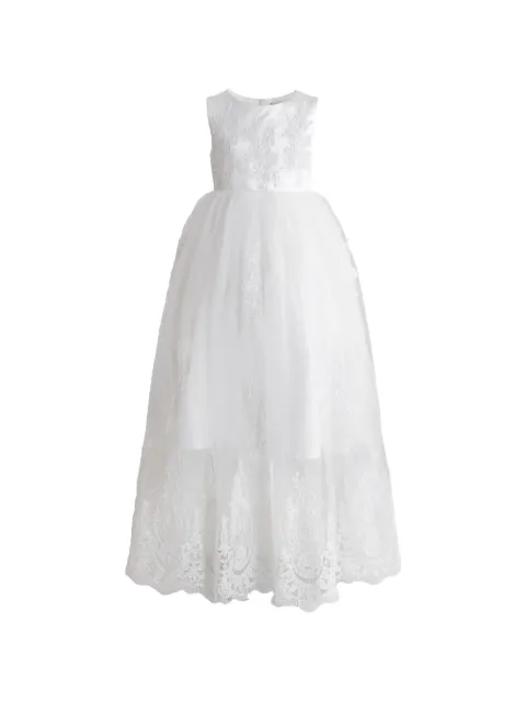 Tulleen robe Avalora à dentelle brodée