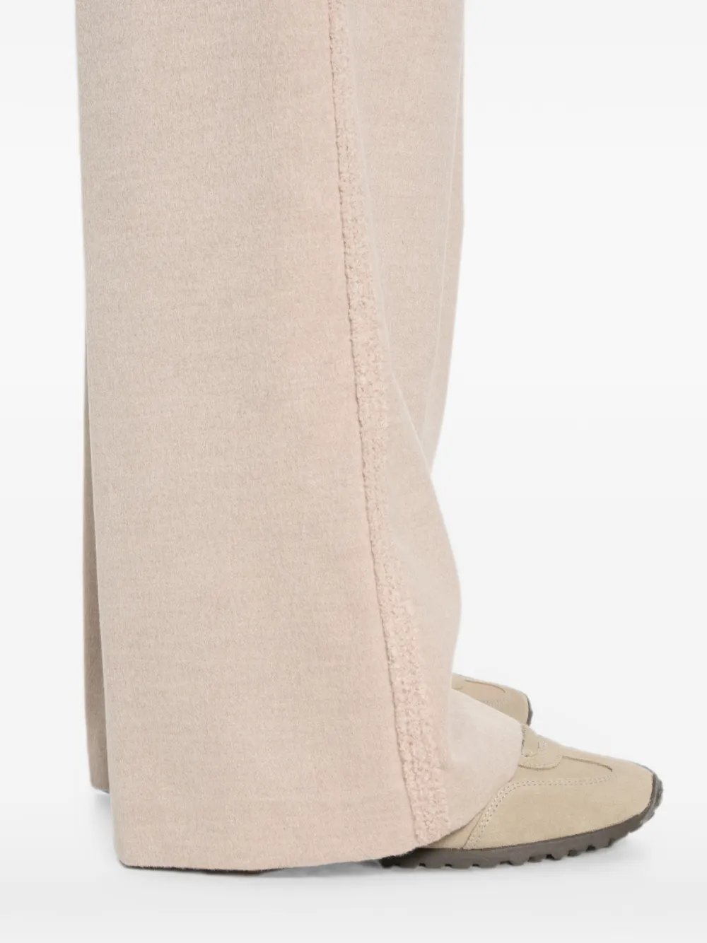 Herno Broek met elastische taille Beige
