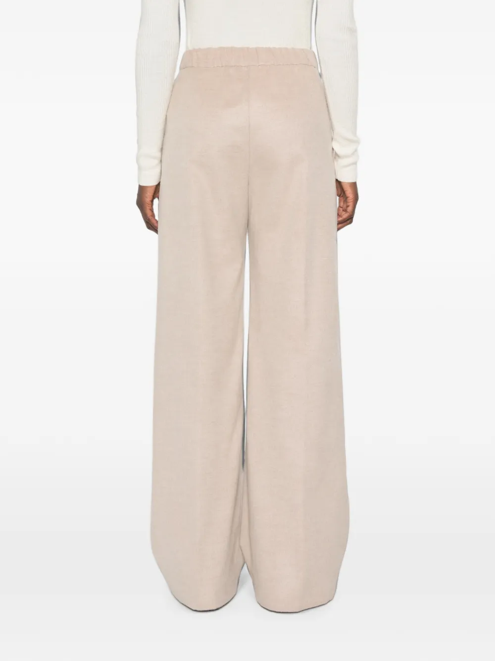 Herno Broek met elastische taille Beige