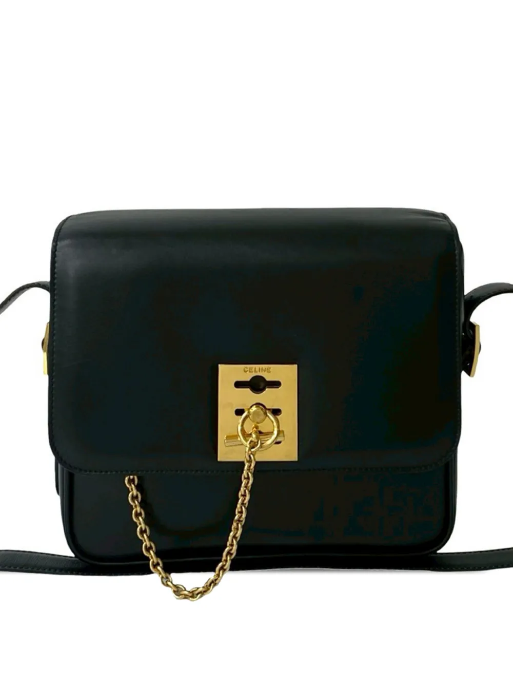 Celine Pre-Owned Borsa a tracolla in pelle XX secolo - Nero