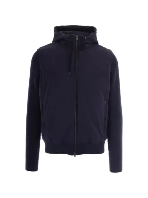 Enrico Mandelli Jaqueta Com Capuz e Zíper | Azul | FARFETCH BR