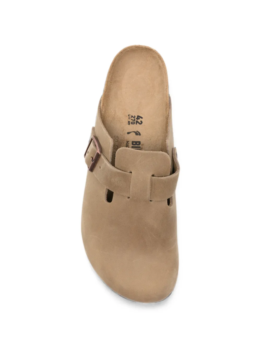 Birkenstock Boston buckle-fastening sandals Beige