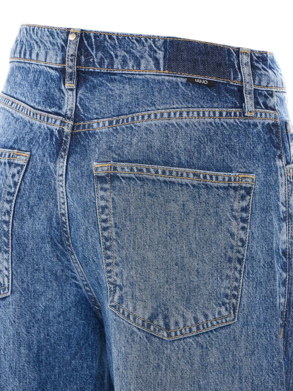 LIU JO Jeans verfraaid met stras Blauw