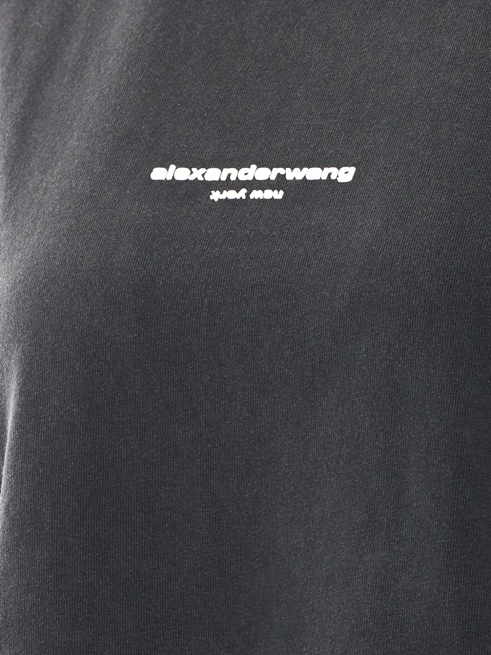 Alexander Wang T-shirt met logoprint Zwart