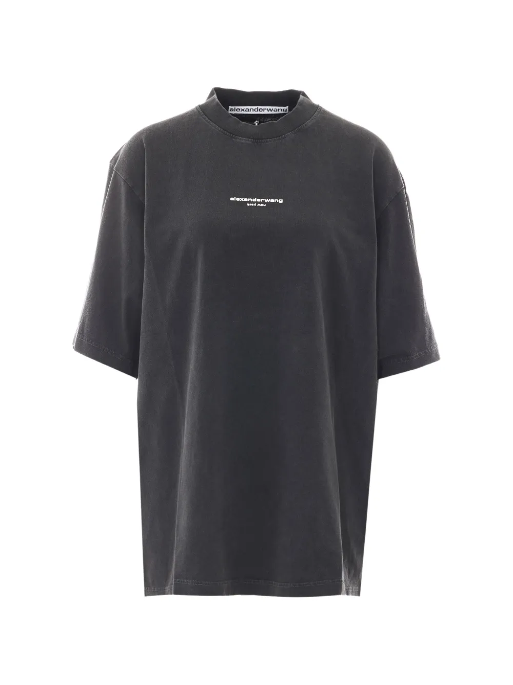 Alexander Wang logo-print oversized T-shirt - Nero