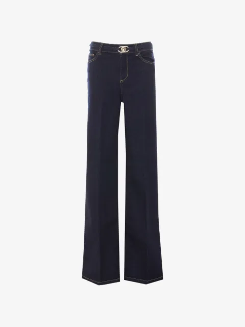LIU JO belted flared jeans