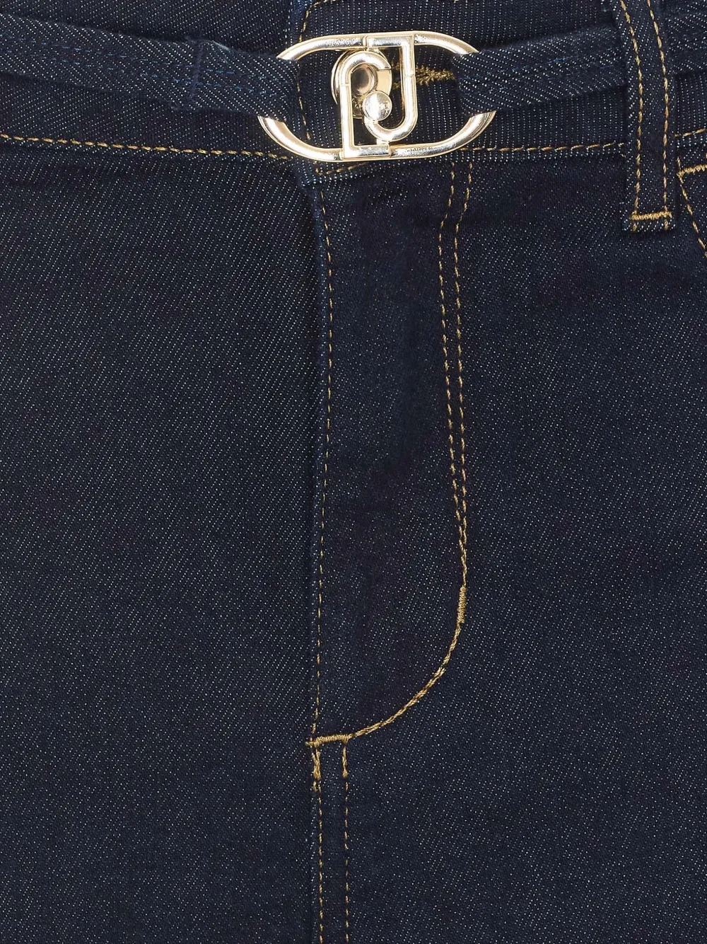 LIU JO Jeans met ceintuur Blauw