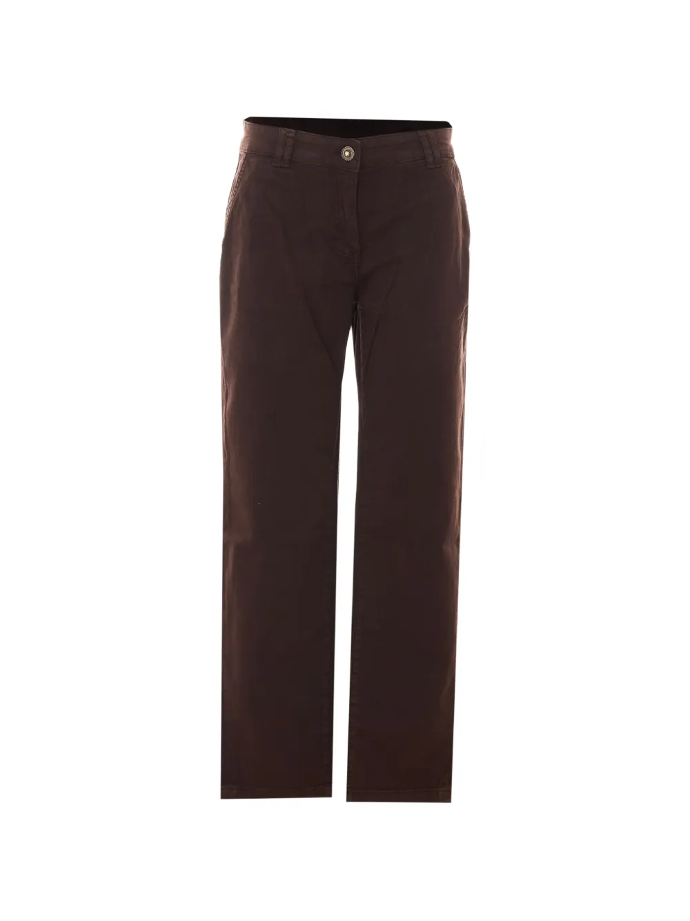 LIU JO logo-embroidered straight-leg jeans - Braun